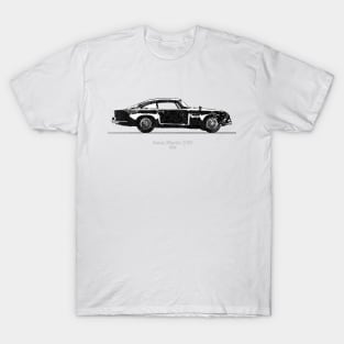 Aston Martin DB5 1963 Watercolor Illustration - pb T-Shirt